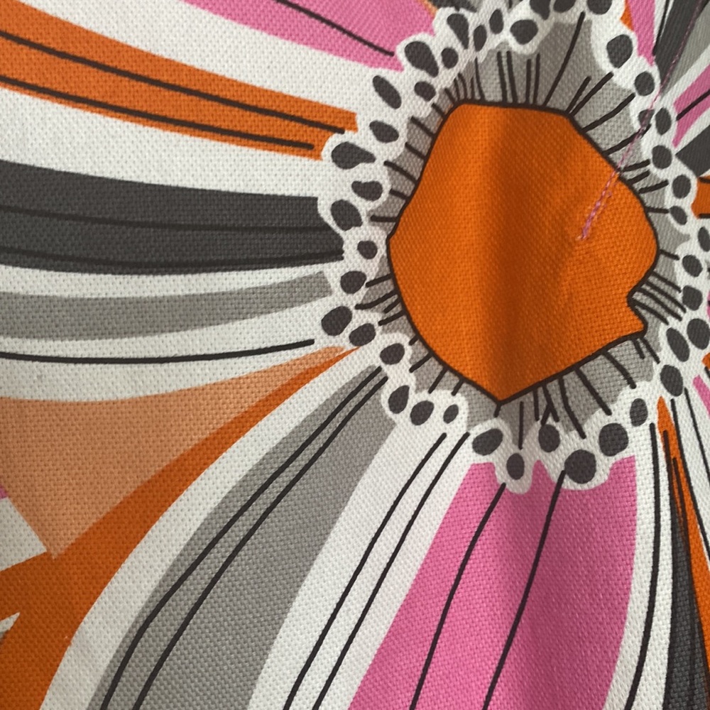 (A) Ideology VIBRANT pink gray orange white skirt, sz 4, EUC - Picture 5 of 11